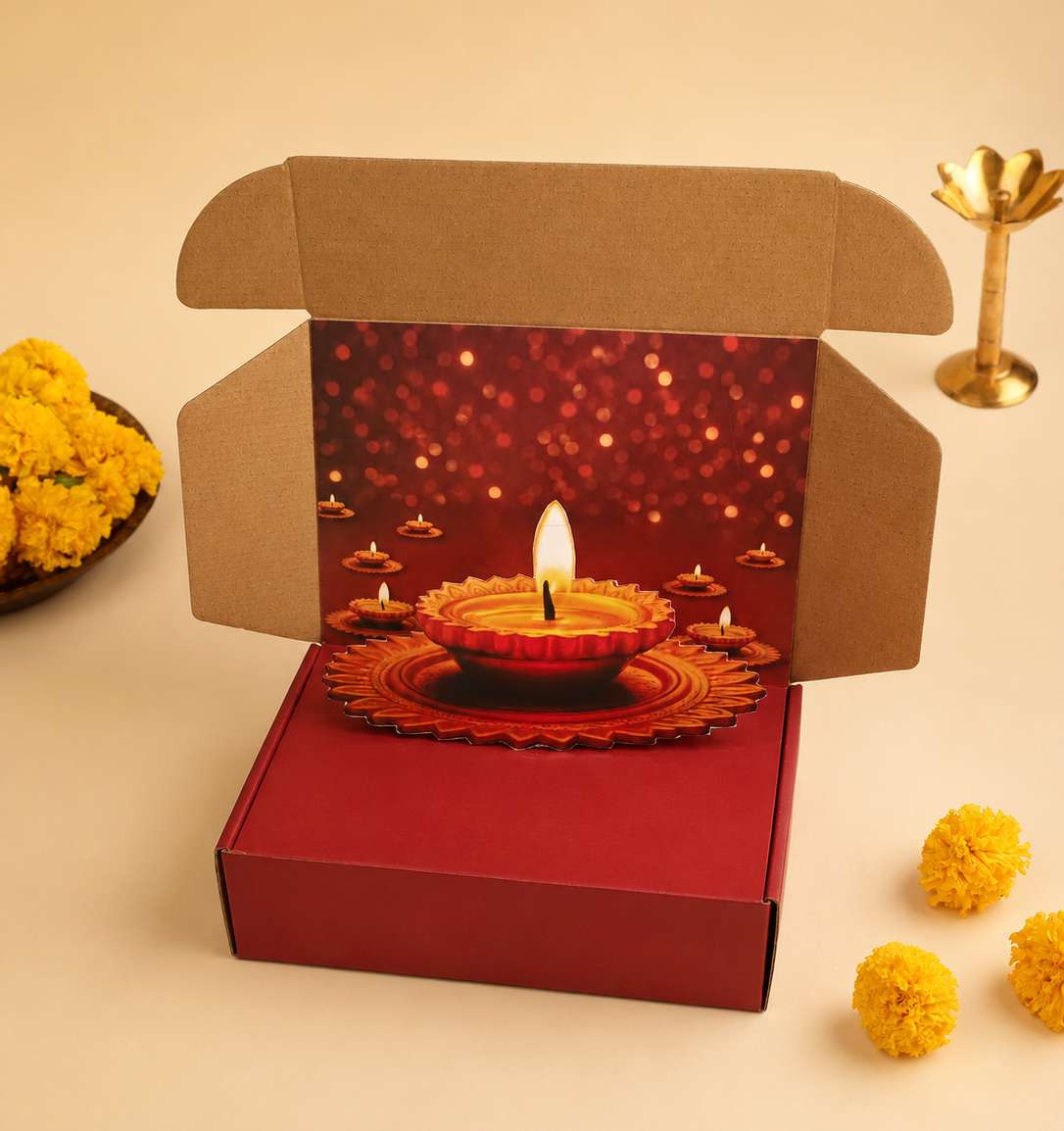 Diwali Pop-up Diya Box