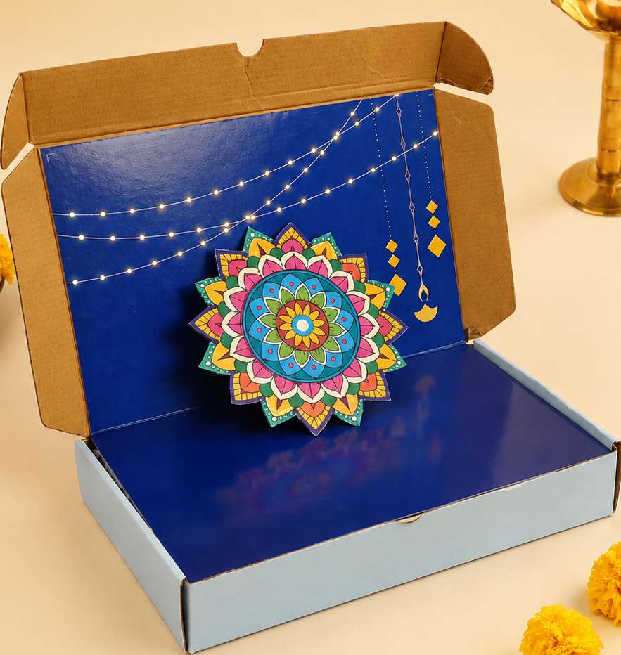 GONUTTIES Diwali Pop-up Rangoli Box